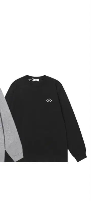 alo 긴팔 티셔츠 블랙