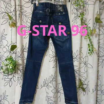 지스타 96 로우 스키니 데님
