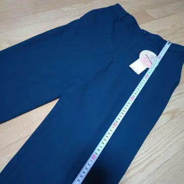 네이비 그린 캐주얼 팬츠