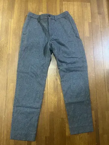 유나이티드 애로우즈 그레이 울 팬츠