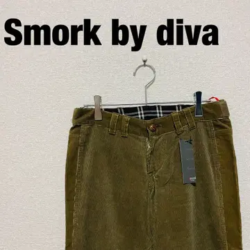 Smork by diva 코듀로이 플레어 팬츠 36 베이지 택 포함