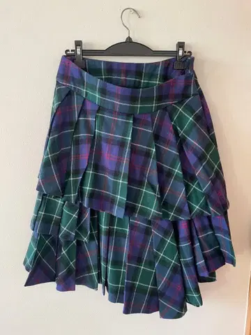 제인 마플 체크 스커트