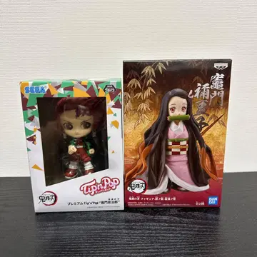 귀멸의 칼날 피규어 세트 카마도 탄지로 네즈코