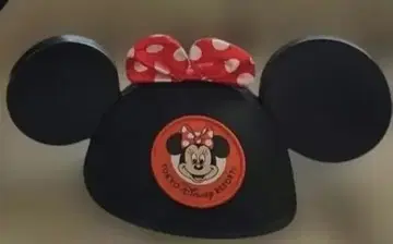 미니 마우스 귀도리 모자 1회 사용