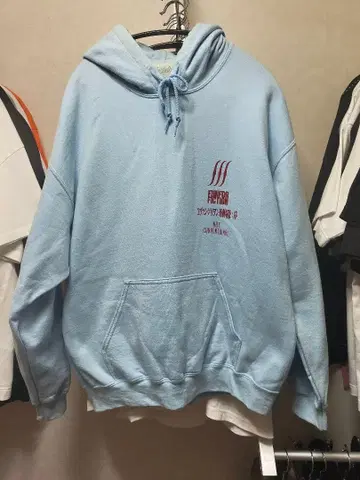 RADIO EVA 아야나미 레이 후드티 스카이블루 L