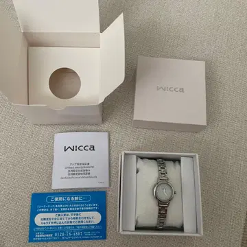 WICCA 손목시계 실버