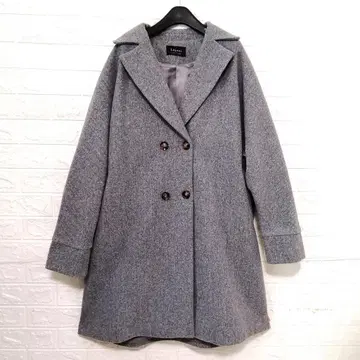 Lajour 일본제 W 버튼 오버 사이즈 코트