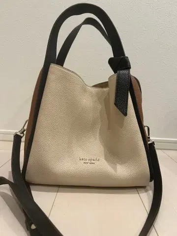 kate spade 숄더백 베이지 가죽