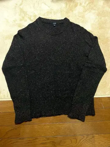J.CREW 00s 울 니트 스웨터 M 다크 브라운