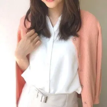 미슈마슈 7부 소매 가디건