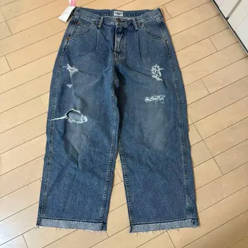 BIG John의 와이드 데님 팬츠