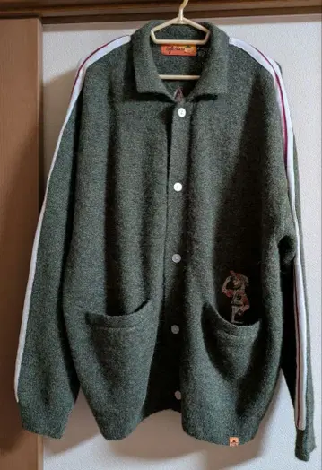 레프트 얼론 LEFT ARONE 가디건 XL 자수