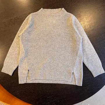 빅 사이즈 44 23구 캐시미어 혼방 니트 그레이