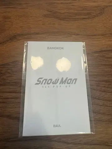 Snow Man 팝업 방콕 라울 트레이딩 카드