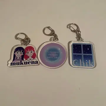무쿠에나 아크릴 키링 3개 세트
