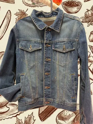 라이트 블루 데님 자켓