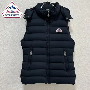 [ 새상품급 ] PYRENEX 스푸트니크 다운 베스트 네이비 34