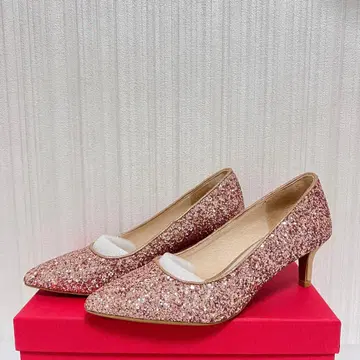오리엔탈 트래픽 스틸레토 글리터 펌프스