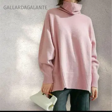 GALLARDAGALANTE 터틀넥 니트 라벤더