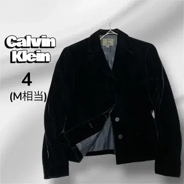 캘빈클라인 자켓 테일러드 벨로아 블랙 M 세레모니 오피스