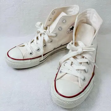 컨버스 올스타 화이트 스니커즈 23.5cm