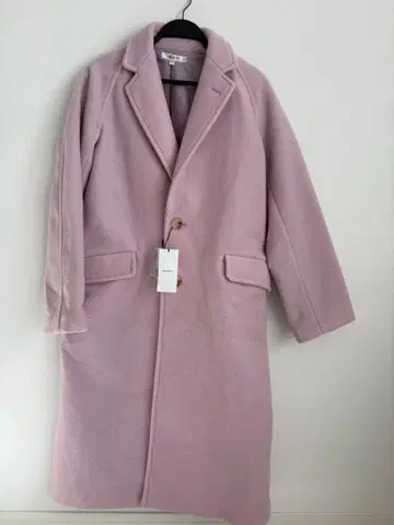 moussy 옅은 핑크색 롱 코트 S 사이즈