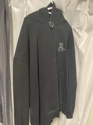 OY 오버 사이즈 블랙 후드티