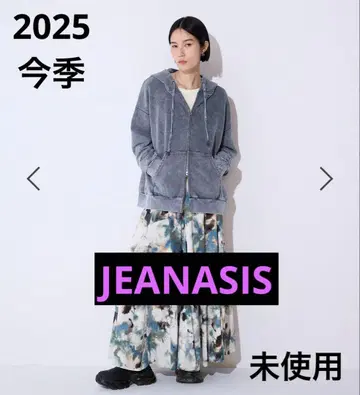 2025 이번 시즌 JEANASIS Fade 컬러 ZIP 후디 L