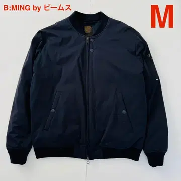 새상품급 B:MING by 빔즈 MA-1 블루종 네이비 M 사이즈