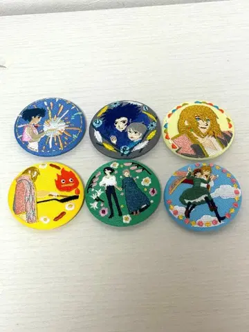 하울의 움직이는 성 자수 브로치 컬렉션