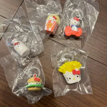 헬로키티 아메리칸 디자인 메지루시 액세서리 전 5종 컴플리트