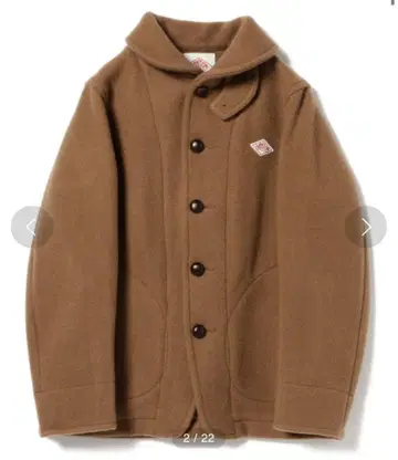 단톤 울 모사 숄 코트 40