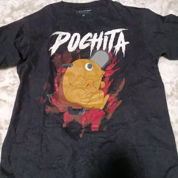 포치타 T셔츠 M 사이즈 블랙 체인소 맨