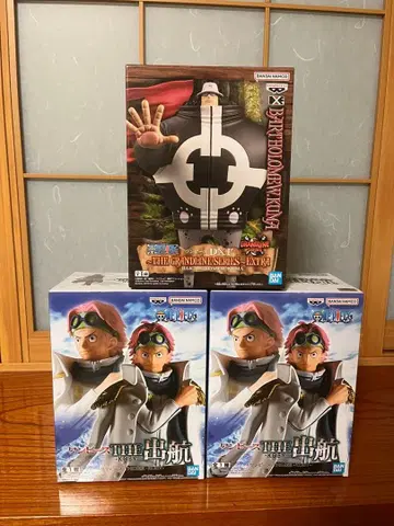 원피스 피규어 THE 출항 3체 세트