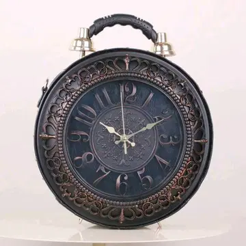 시계형 숄더백 블랙 앤티크 빈티지 엘레강트 개성있는