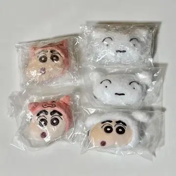 짱구는 못말려 봉제 인형 클립 부리부리좌에몽 시로