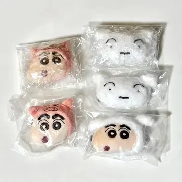 짱구는 못말려 봉제 인형 클립 부리부리좌에몽 시로