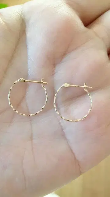 K10 후프 귀걸이