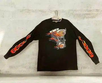 이번 주 한정 가격 인하 Harley-Davidson 긴팔 티셔츠 블랙