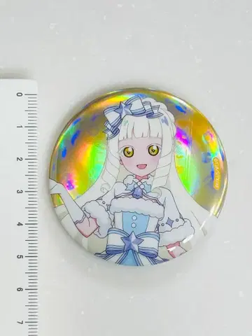 [ 한정판 ] 비밀의 아이프리 츠무기 홀로그램 캐릭터 캔뱃지