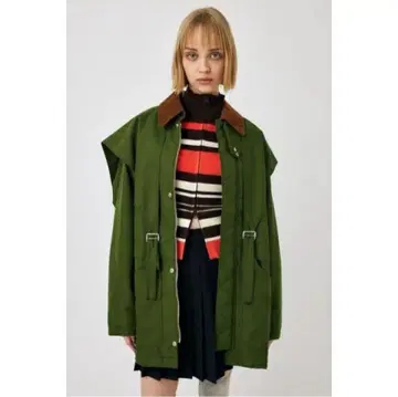 MOUSSY BELTED CAPE HUNTING 자켓 사이즈 2