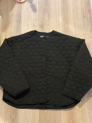 ZARA 블랙 퀼팅 자켓 L 사이즈