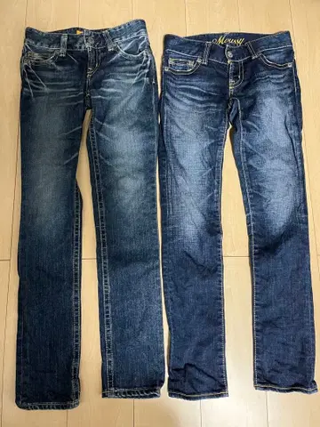 MOUSSY 마우지 스키니 데님 청바지 스트레치 24인치