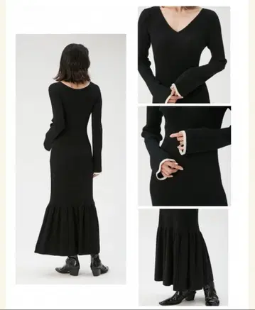 프레이 아이디 2WAY 헤임 개더 리브 니트 원피스 2023