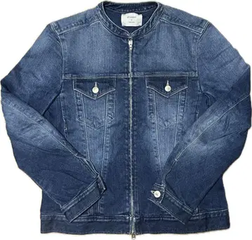 STUDIOUS 3rd 노카라 데님 자켓 사이즈 2