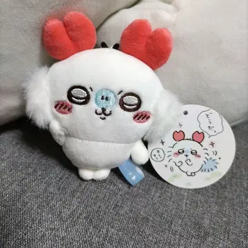 치이카와 (먼작귀) 게 모몽가 마스코트 키링 봉제 인형