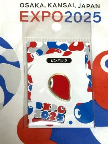오사카 간사이 만박 EXPO 2025 코먀쿠 핀 배지 왼쪽