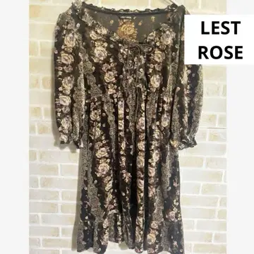 LEST ROSE 레스트로즈 꽃무늬 원피스 벨로아