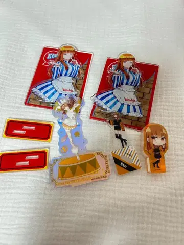 컬러풀 피치 에토 아크릴 스탠드