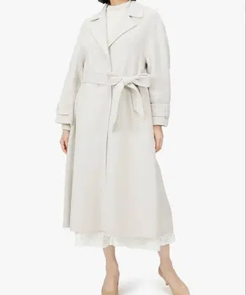 SNIDEL 울 테일러 칼라 리버 코트